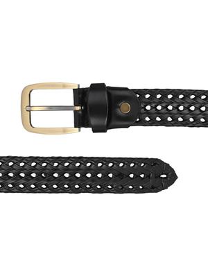 black leather belt - 17420046 - Standard Image - 3