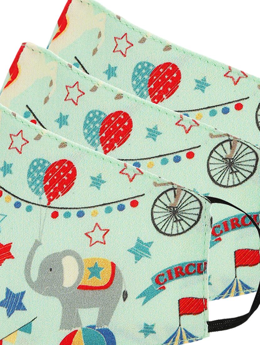 set of 3 printed masks - 17420069 - Zoom Image - 3