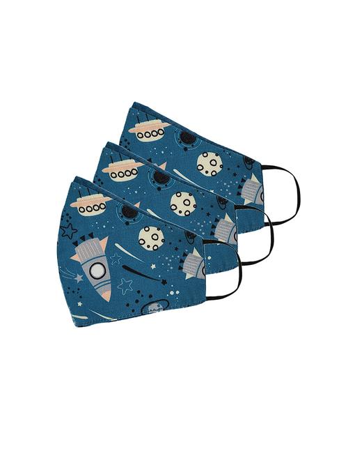 set of 3 printed masks - 17420070 - Standard Image - 1