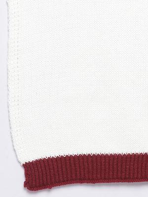 maroon colored wool stole - 17420091 - Standard Image - 3