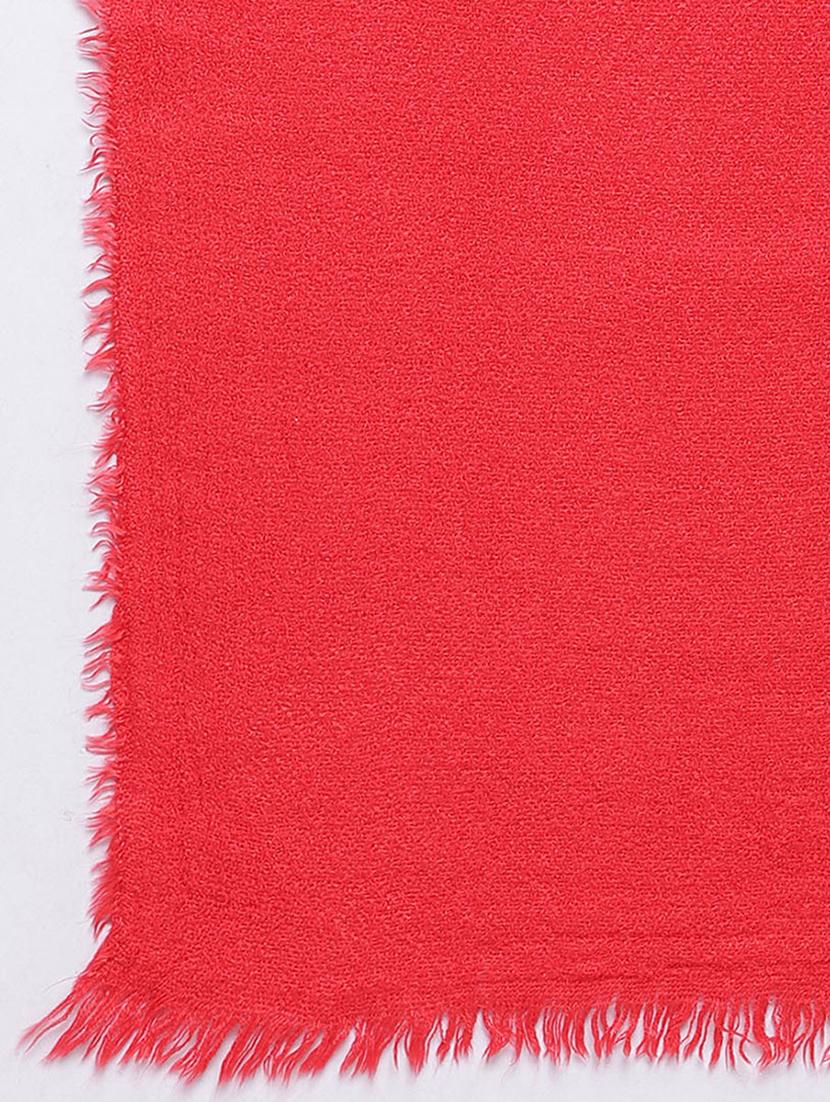 red wool stole - 17420104 - Zoom Image - 3