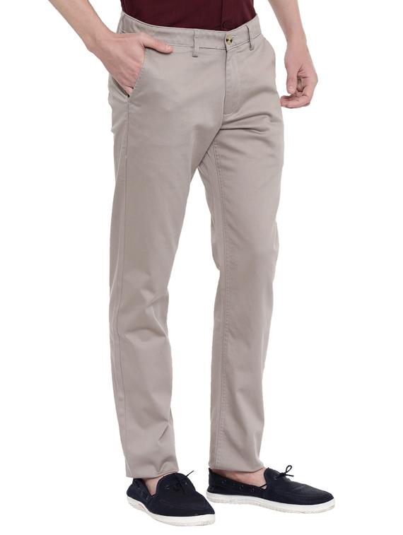 grey solid chinos - 17420245 - Zoom Image - 2