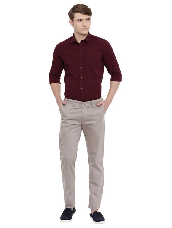 grey solid chinos - 17420245 - Zoom Image - 4