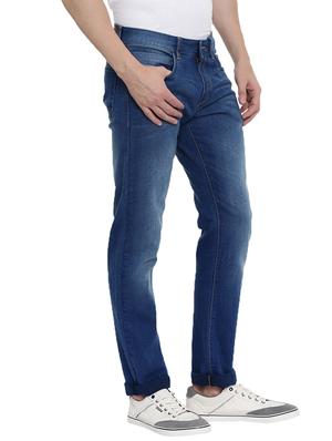 blue light washed denim jeans - 17420267 - Standard Image - 2