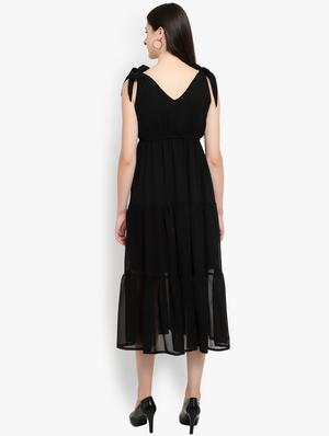shoulder tie up tiered dress - 17420293 - Standard Image - 3