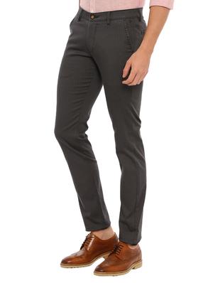 grey textured chinos - 17420299 - Standard Image - 2