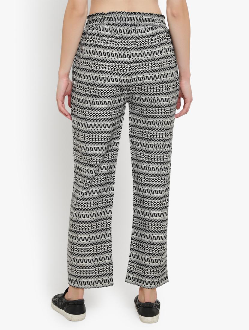 tie front printed palazzo - 17420308 - Zoom Image - 3