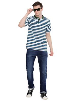 grey color block polo t-shirt - 17420415 - Standard Image - 4