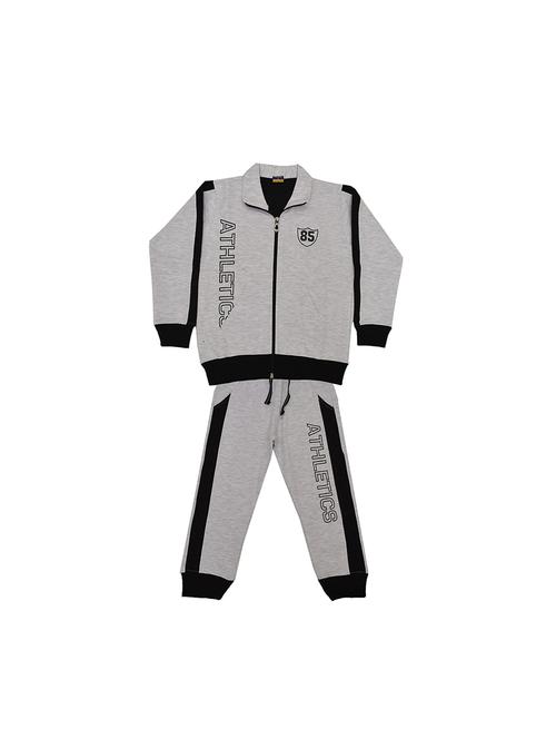 grey fleece track wear - 17420615 - Standard Image - 1