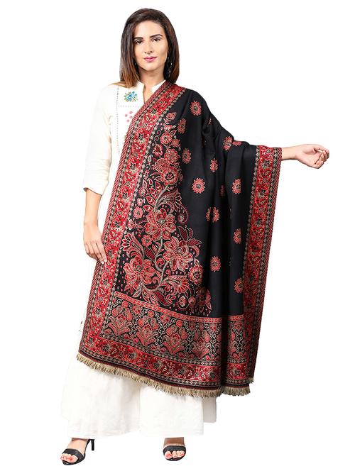 black viscose shawl - 17420667 - Standard Image - 1