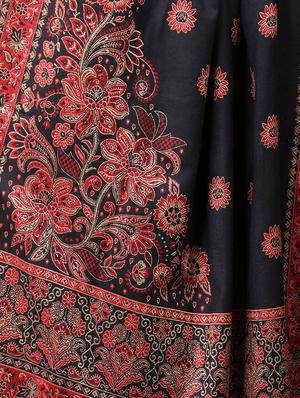 black viscose shawl - 17420667 - Standard Image - 3
