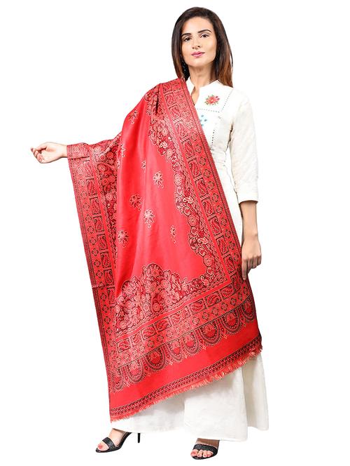 red viscose shawl - 17420668 - Standard Image - 1