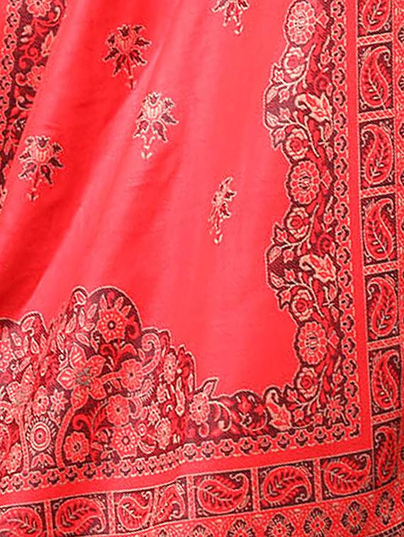 red viscose shawl - 17420668 - Zoom Image - 3
