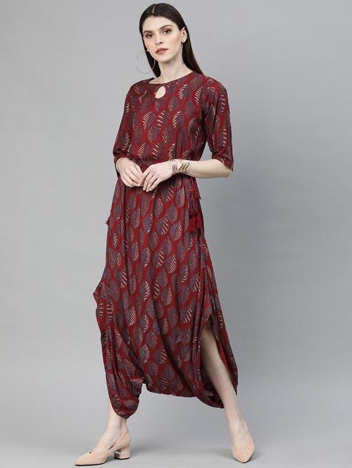 printed fusion jumpsuit - 17420698 - Standard Image - 1