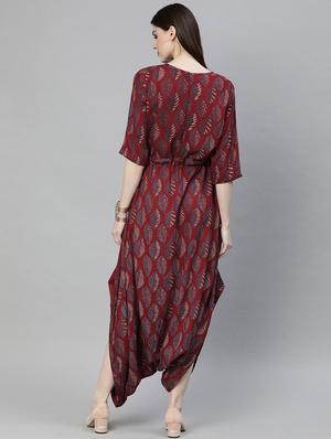 printed fusion jumpsuit - 17420698 - Standard Image - 3