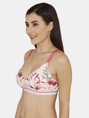 pink floral t-shirt bra - 17420951 - Standard Image - 2