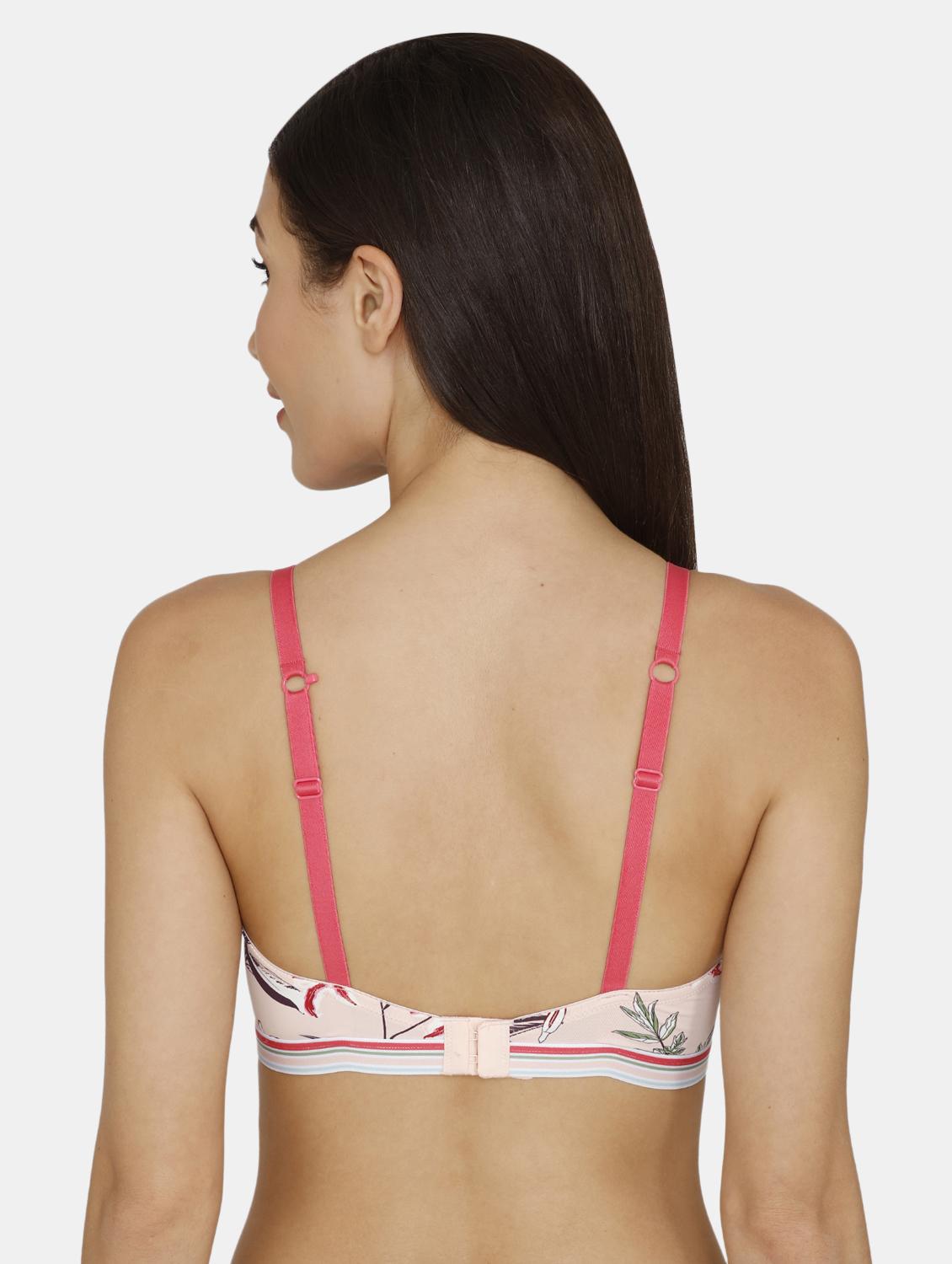 pink floral t-shirt bra - 17420951 - Zoom Image - 3