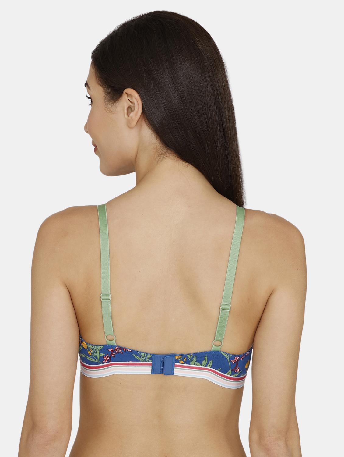 blue floral t-shirt bra - 17420952 - Zoom Image - 2