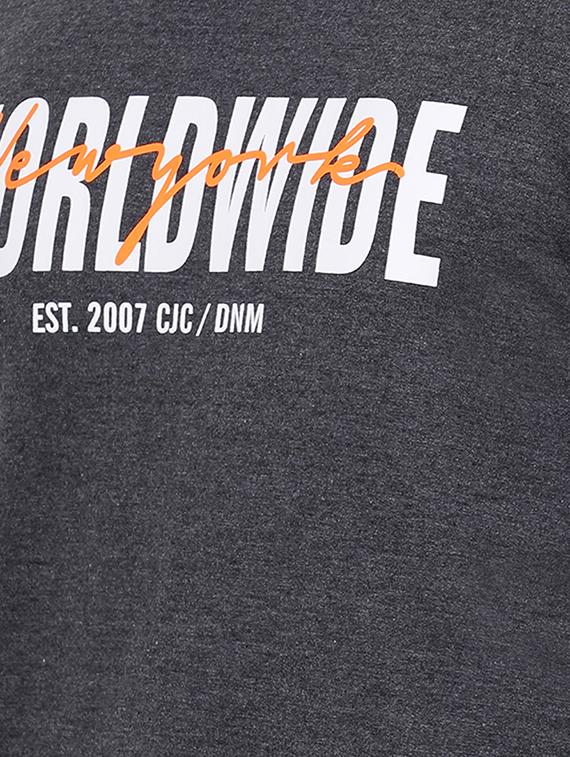 grey chest print sweatshirt - 17421219 - Zoom Image - 5