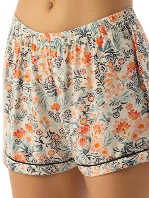 multi colored cotton shorts set nightwear - 17421633 - Standard Image - 6