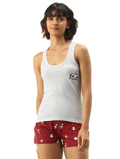 printed shorts nightwear set - 17421635 - Standard Image - 1