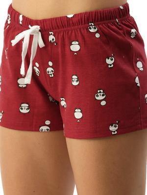 printed shorts nightwear set - 17421635 - Standard Image - 5