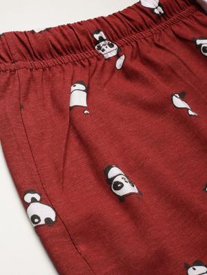 printed shorts nightwear set - 17421635 - Standard Image - 8