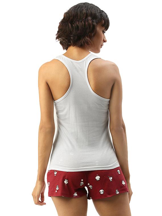 printed shorts nightwear set - 17421635 - Zoom Image - 3