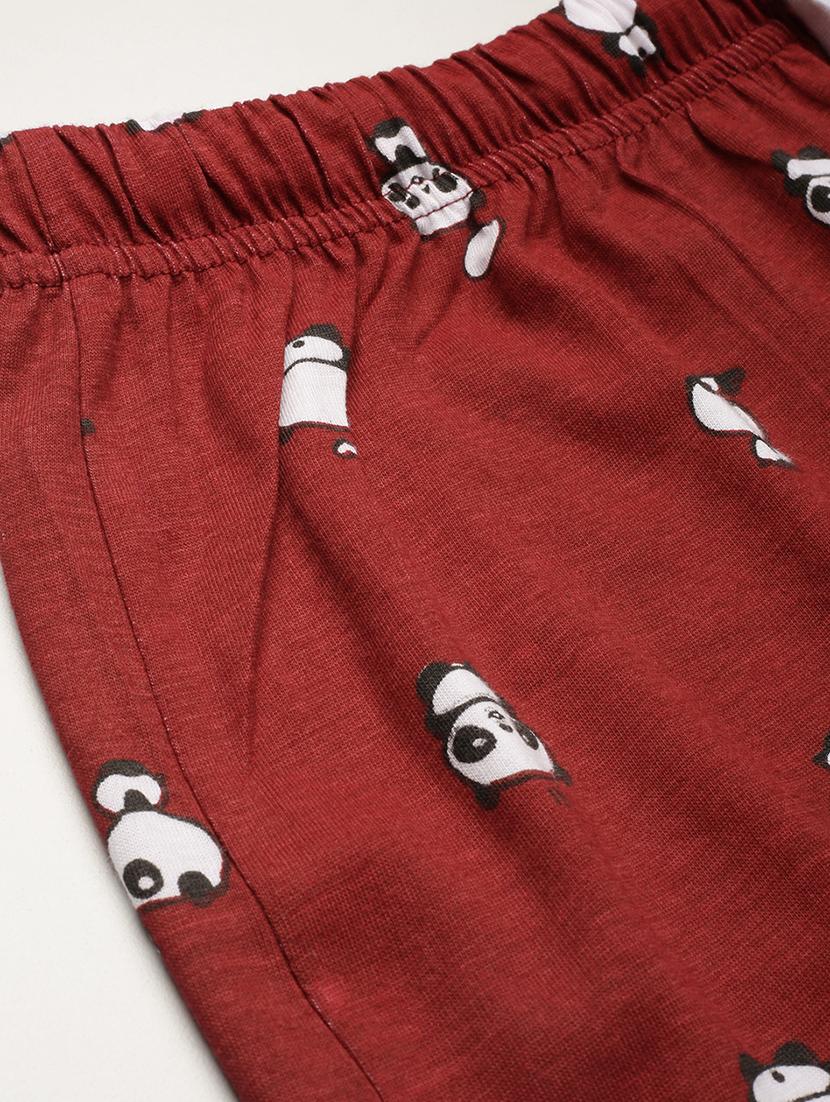 printed shorts nightwear set - 17421635 - Zoom Image - 8
