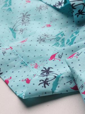blue cotton shorts - 17421640 - Standard Image - 7
