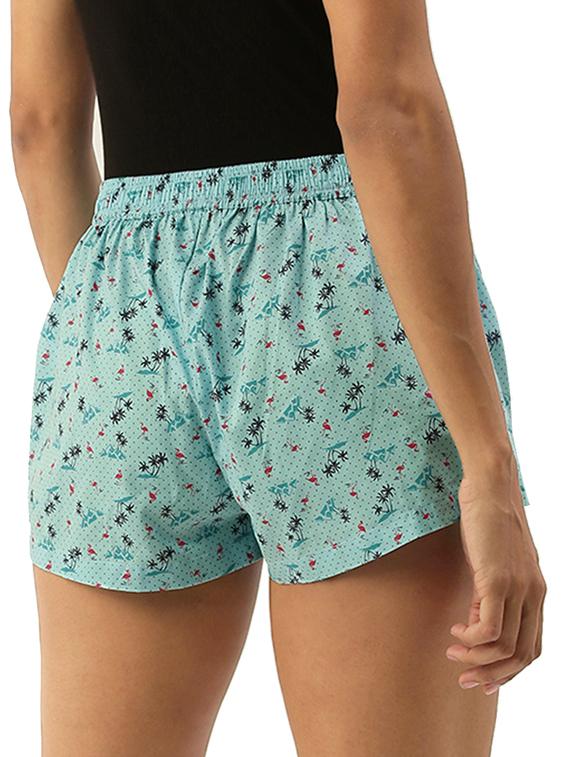 blue cotton shorts - 17421640 - Zoom Image - 3