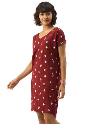 quirky print sleepshirt - 17421645 - Standard Image - 2