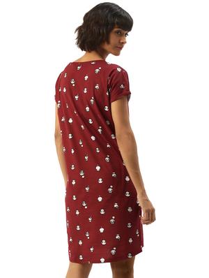 quirky print sleepshirt - 17421645 - Standard Image - 3