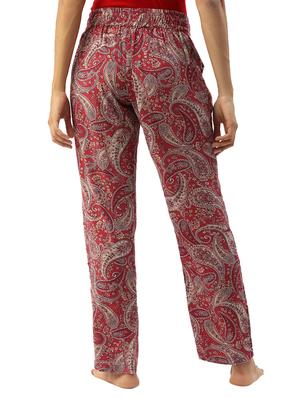 red rayon pajama - 17421648 - Standard Image - 3