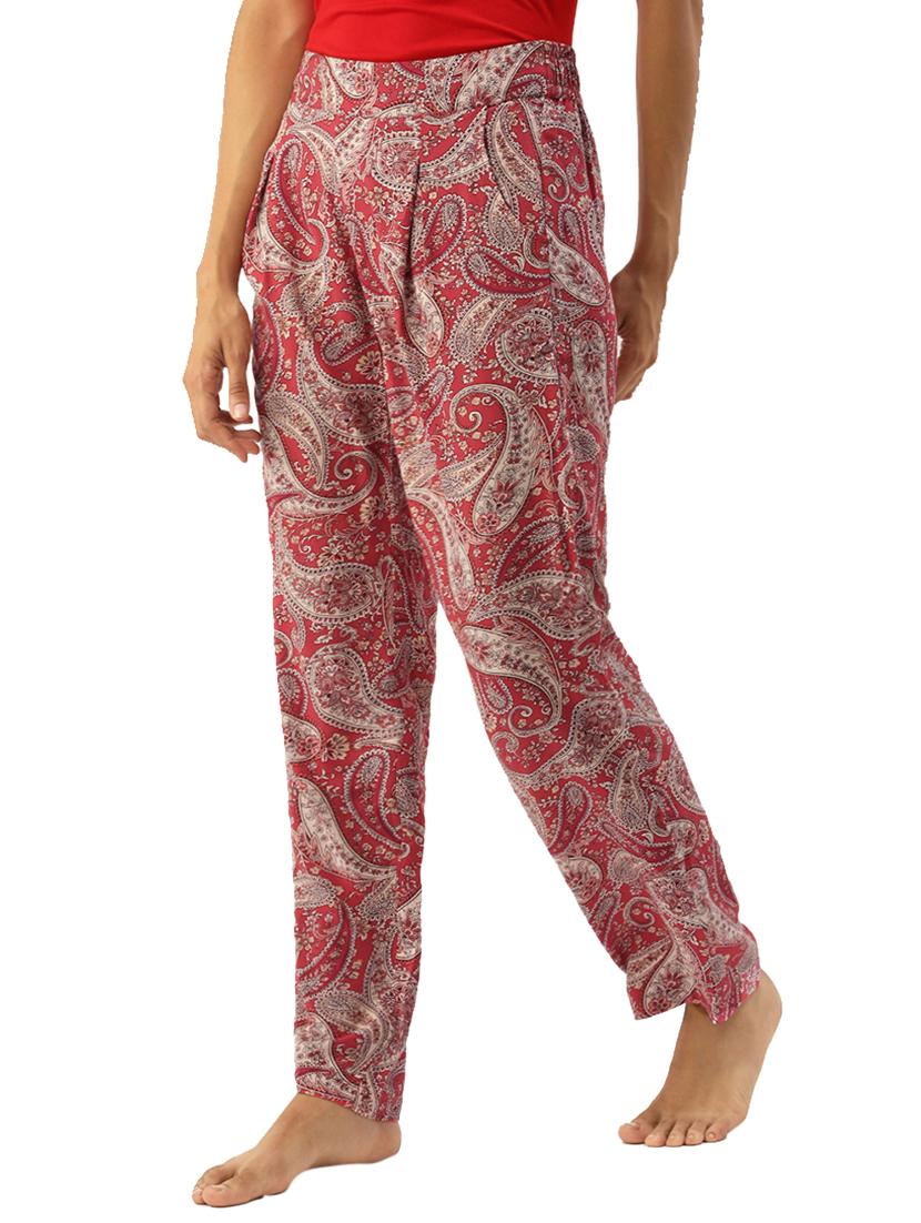 red rayon pajama - 17421648 - Zoom Image - 2