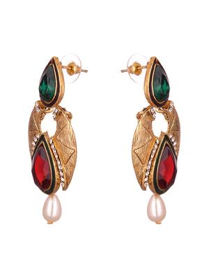 multi colored zinc chandellier earring - 17421702 - Standard Image - 2