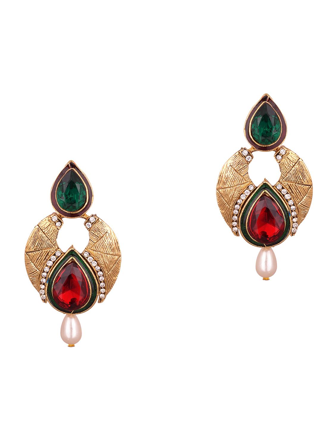 multi colored zinc chandellier earring - 17421702 - Zoom Image - 1