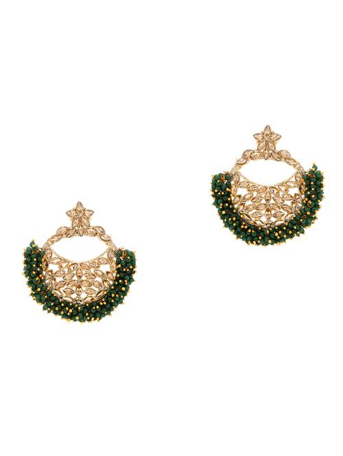 green zinc chandellier earring - 17421707 - Standard Image - 1
