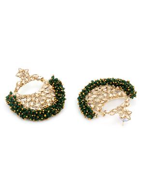 green zinc chandellier earring - 17421707 - Standard Image - 2