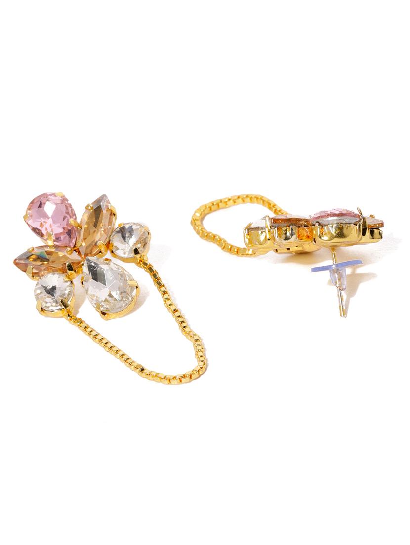 gold zinc chandellier earring - 17421714 - Zoom Image - 3