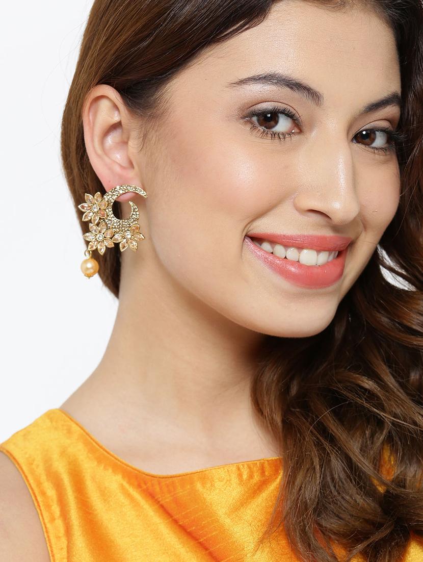 gold zinc chandellier earring - 17421716 - Zoom Image - 3