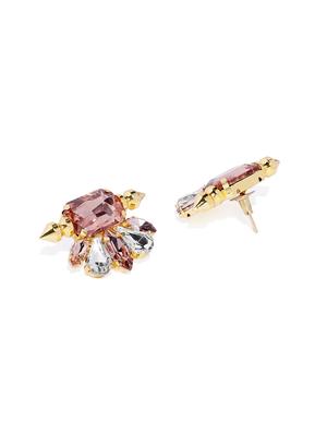 pink zinc studs earring - 17421720 - Standard Image - 2