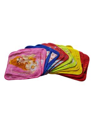multi design printed assorted cotton face towels (pack of 12) - 17421741 - Standard Image - 2