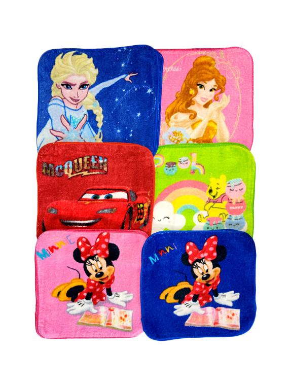 multi design printed assorted cotton face towels (pack of 12) - 17421741 - Zoom Image - 1