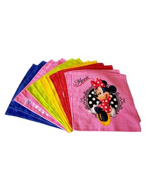 frozen printed cotton face towels for kids (pack of 12) - 17421747 - Standard Image - 2