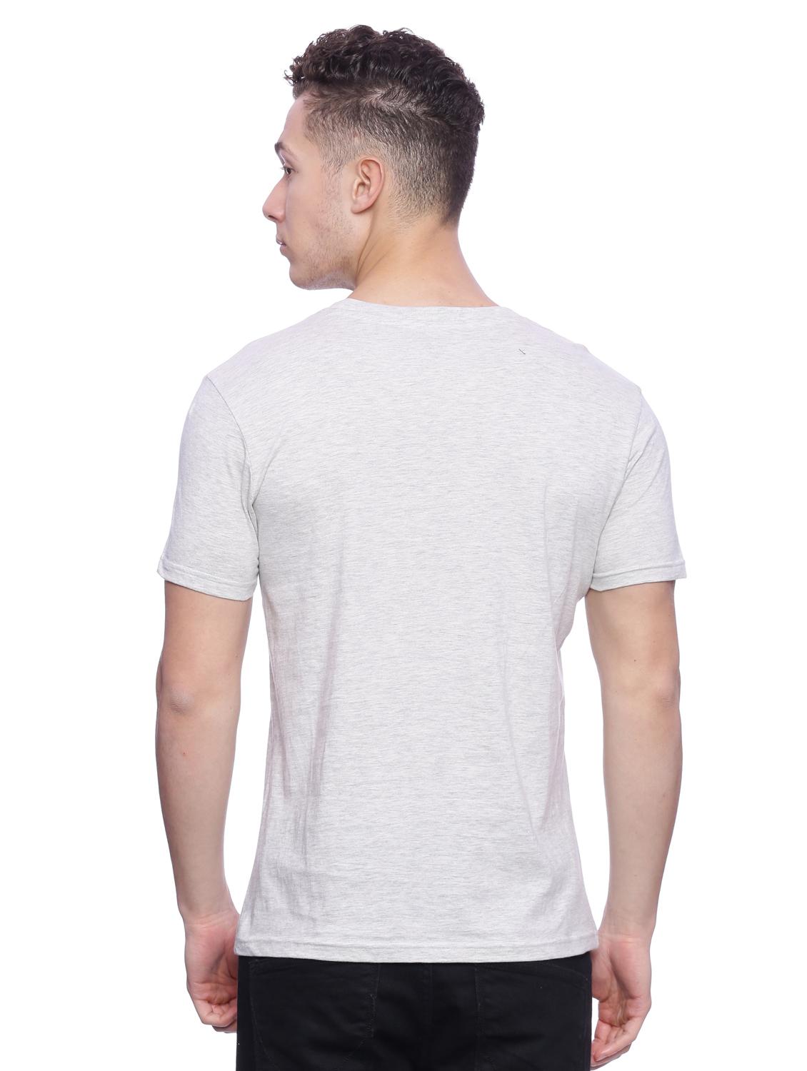 grey front print t-shirt - 17421795 - Zoom Image - 3