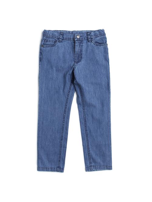 blue denim washed jean - 17421814 - Standard Image - 1