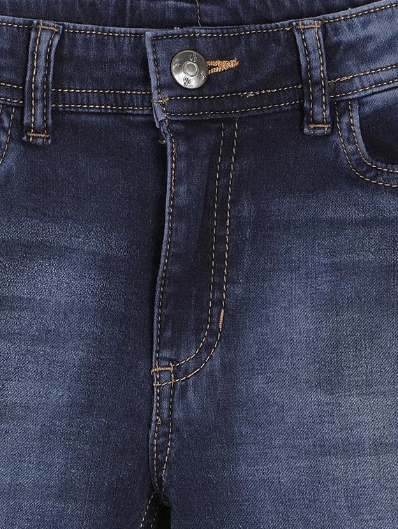 navy blue denim washed jean - 17421815 - Zoom Image - 3