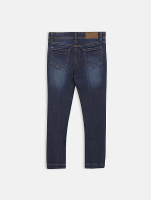 navy blue denim washed jean - 17421816 - Standard Image - 2
