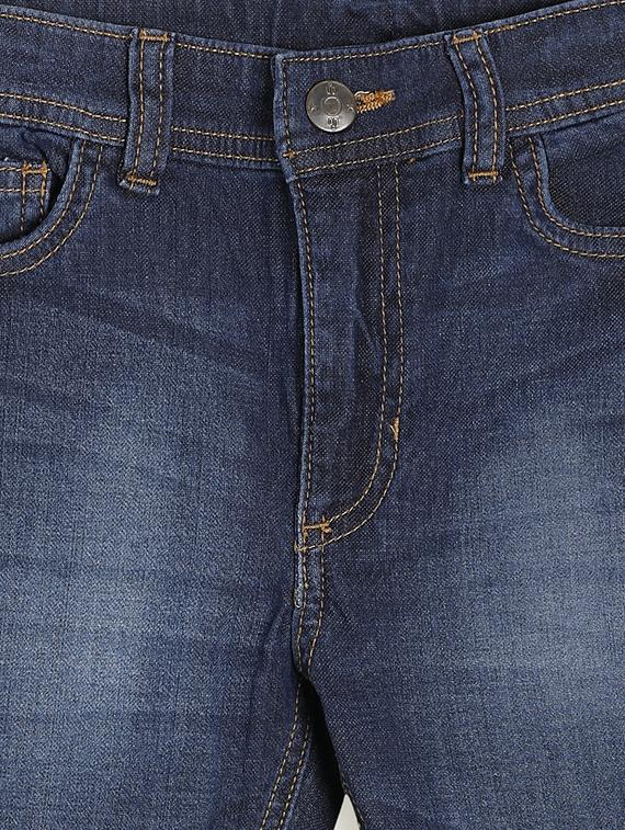 navy blue denim washed jean - 17421816 - Zoom Image - 3